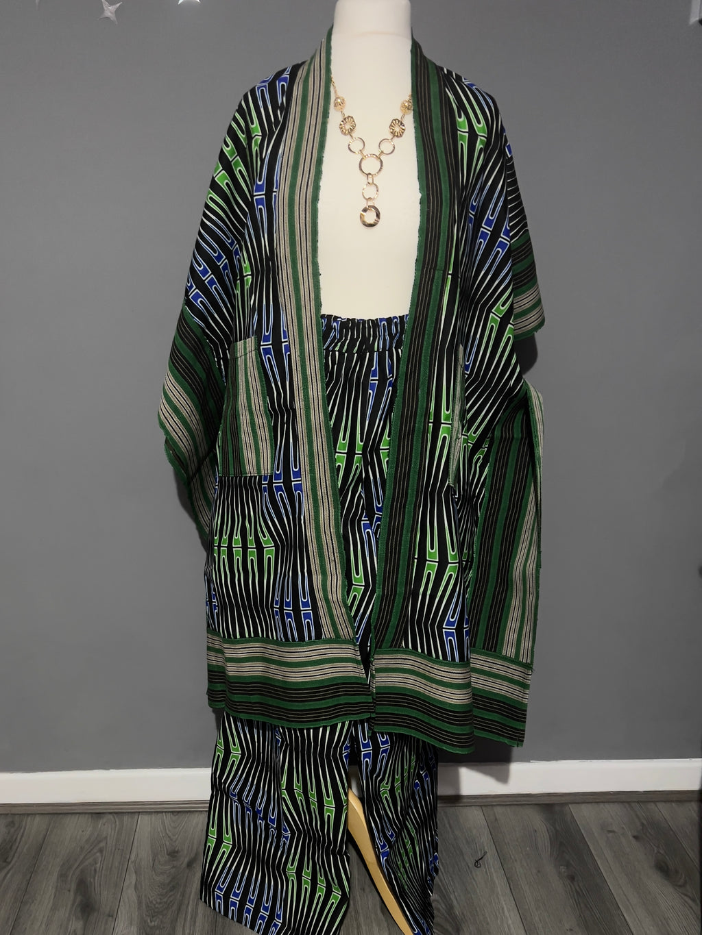 Kimono Jacket and Trouser Set