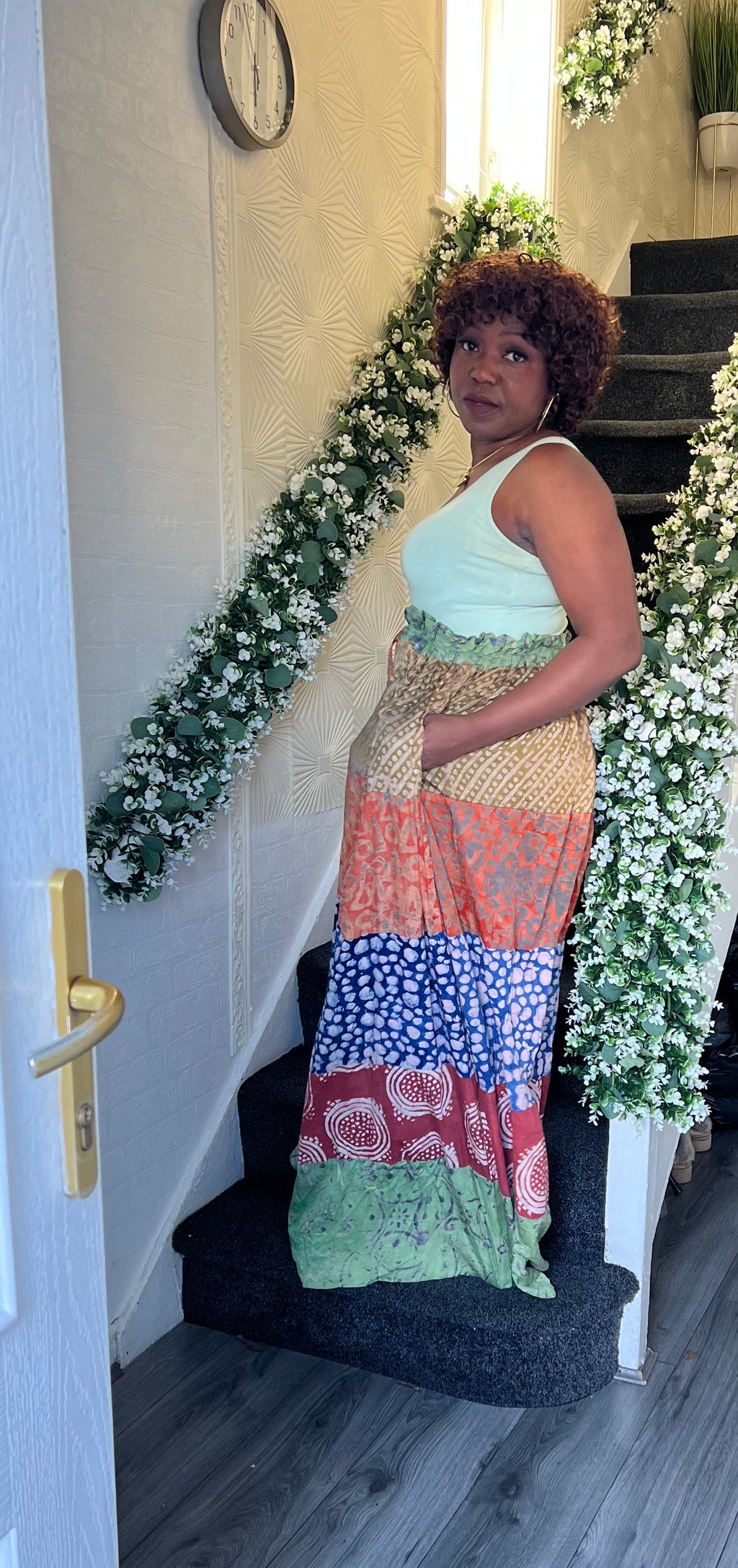 Kampala Caribbean skirt free uk size 16/20