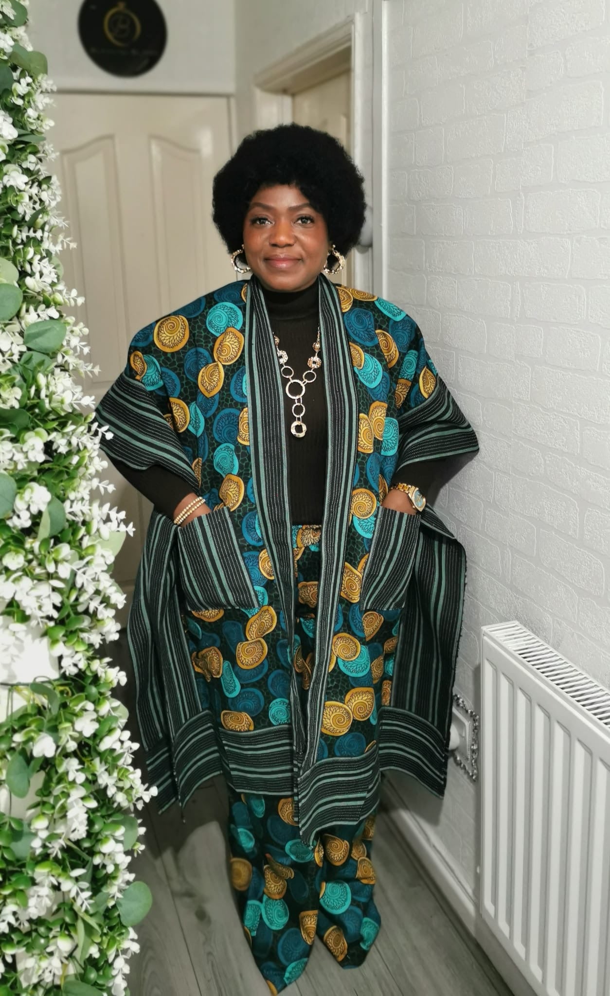 Kimono Jacket and Trouser Set