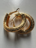 Romania Earring Gold Colour Clip Earring