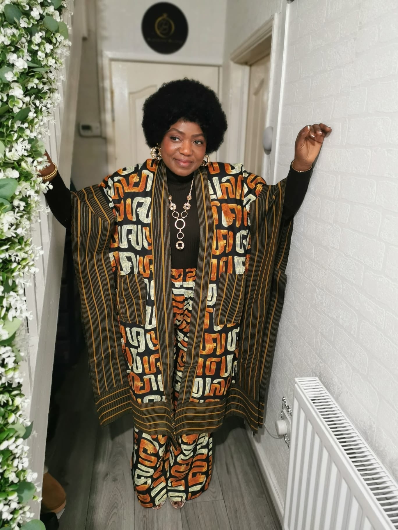 Kimono Jacket and Trouser Set