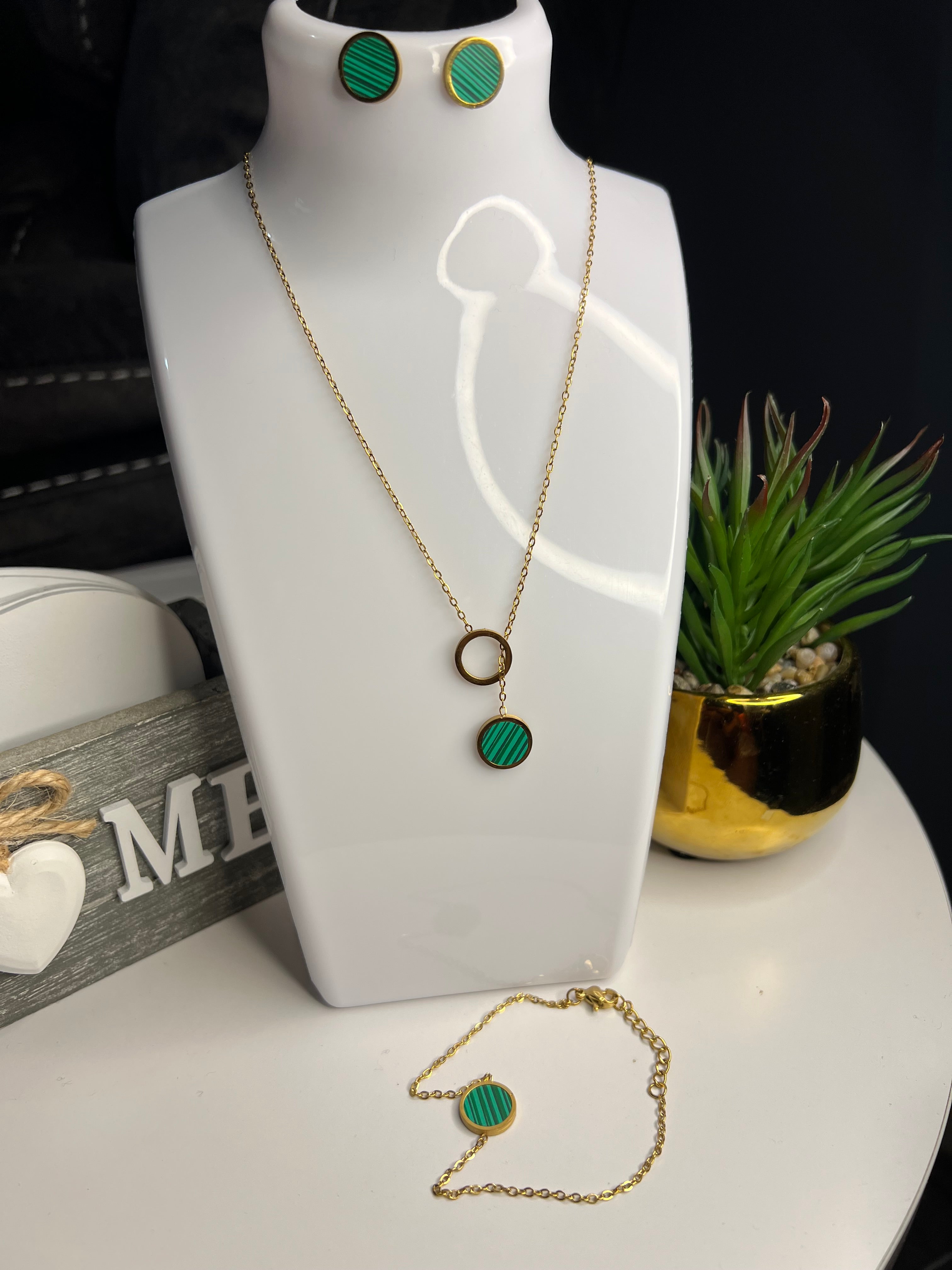 Stainless Steel Earring Set