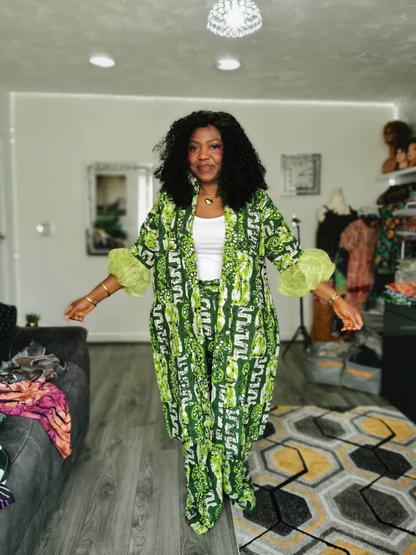 Ankara Kimono Set – 100% Cotton