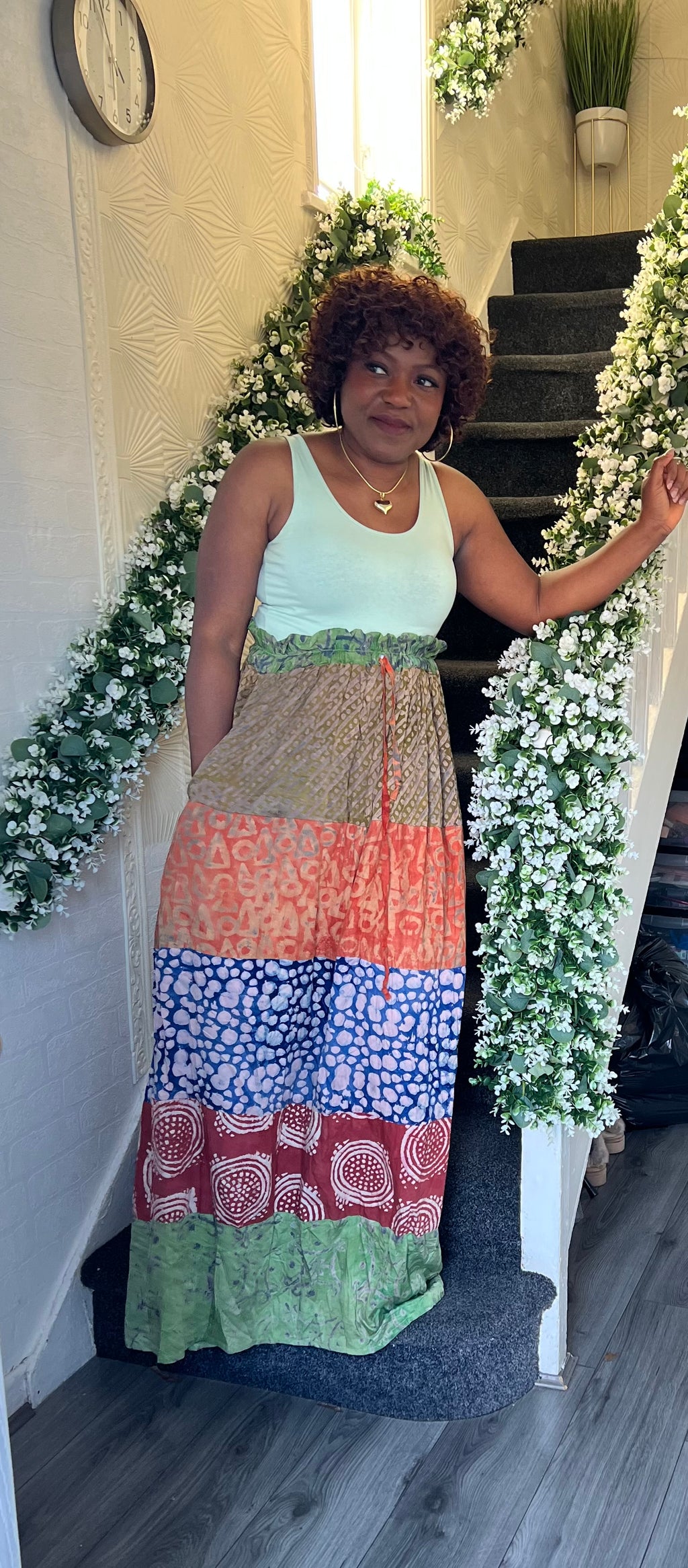 Kampala Caribbean skirt free uk size 16/20