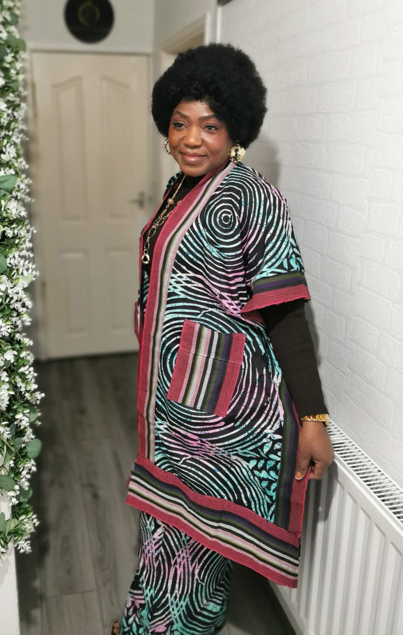 Kimono Jacket and Trouser Set