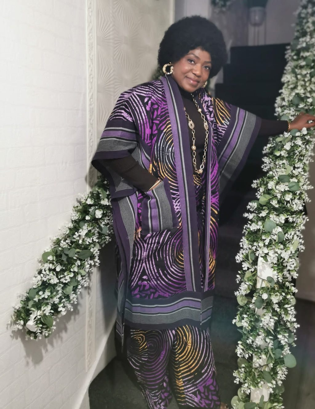 Kimono Jacket and Trouser Set